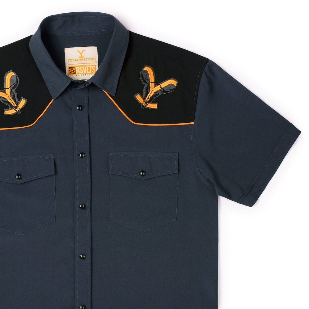 Yellowstone "EST. 1886" - Short Sleeve Roper Shirt - Image 4