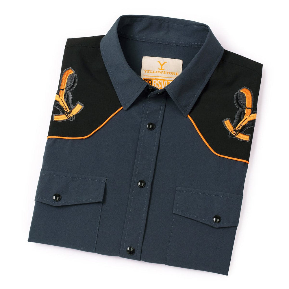 Yellowstone "EST. 1886" - Short Sleeve Roper Shirt - Image 8