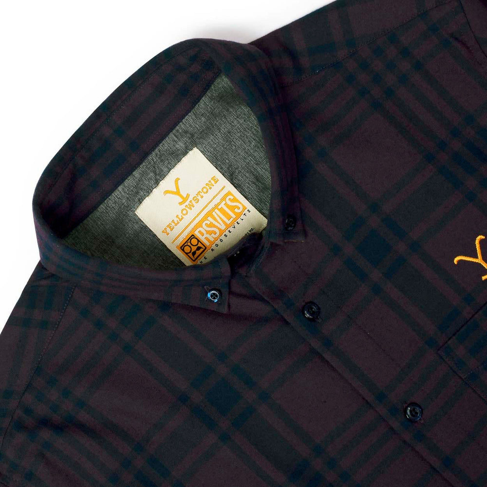 Yellowstone "We Don’t Choose the Way"- BorlandFlex™ Long Sleeve Flannel (2024 Fit) - Image 4