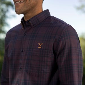Yellowstone "We Don’t Choose the Way"- BorlandFlex™ Long Sleeve Flannel (2024 Fit)
