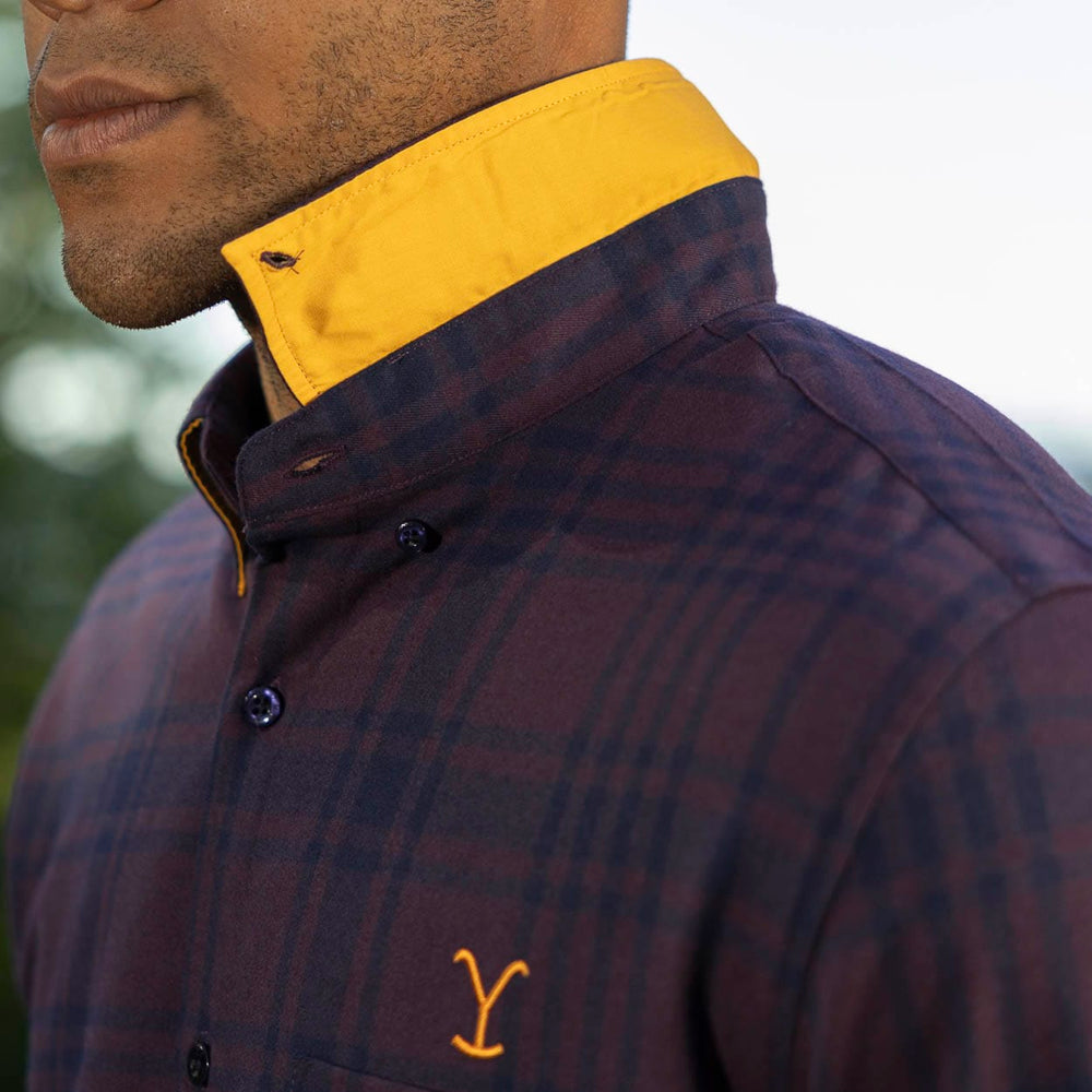 Yellowstone "We Don’t Choose the Way"- BorlandFlex™ Long Sleeve Flannel (2024 Fit) - Image 5