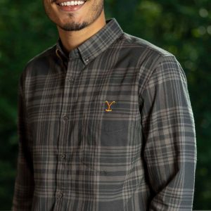 Yellowstone "Worth Fighting For" - BorlandFlex™ Long Sleeve Flannel (2024 Fit)